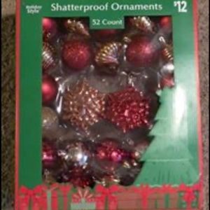 NIB shatterproof Christmas ornaments